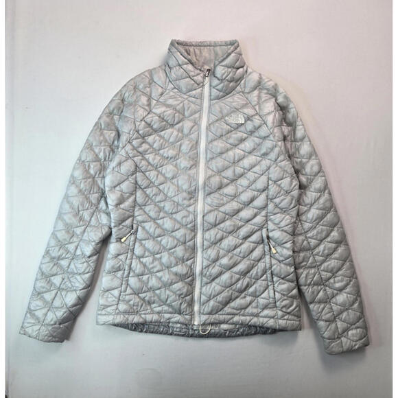 The North Face Jackets & Blazers - North Face Thermoball Primaloft Silver Quilted Puffer Jacket Womens Medium M